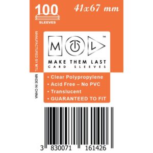 MTL Sleeves 41x67mm 100pcs Soft