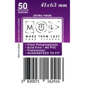 MTL Sleeves 41x63mm 50pcs Thick