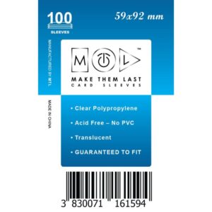 MTL Sleeves 59x92mm 100pcs Soft