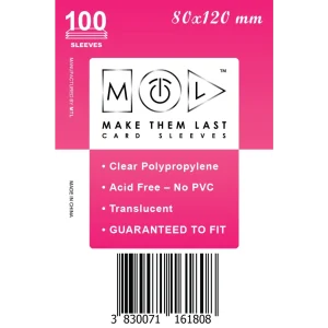 MTL Sleeves 80x120mm 100pcs Soft