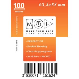 MTL Sleeves Perfect Fit 63,5x88mm 100pcs Soft