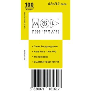 MTL Sleeves 61x112mm 100pcs Soft