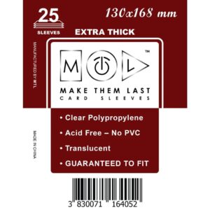 MTL Sleeves 130x168mm 25pcs Thick